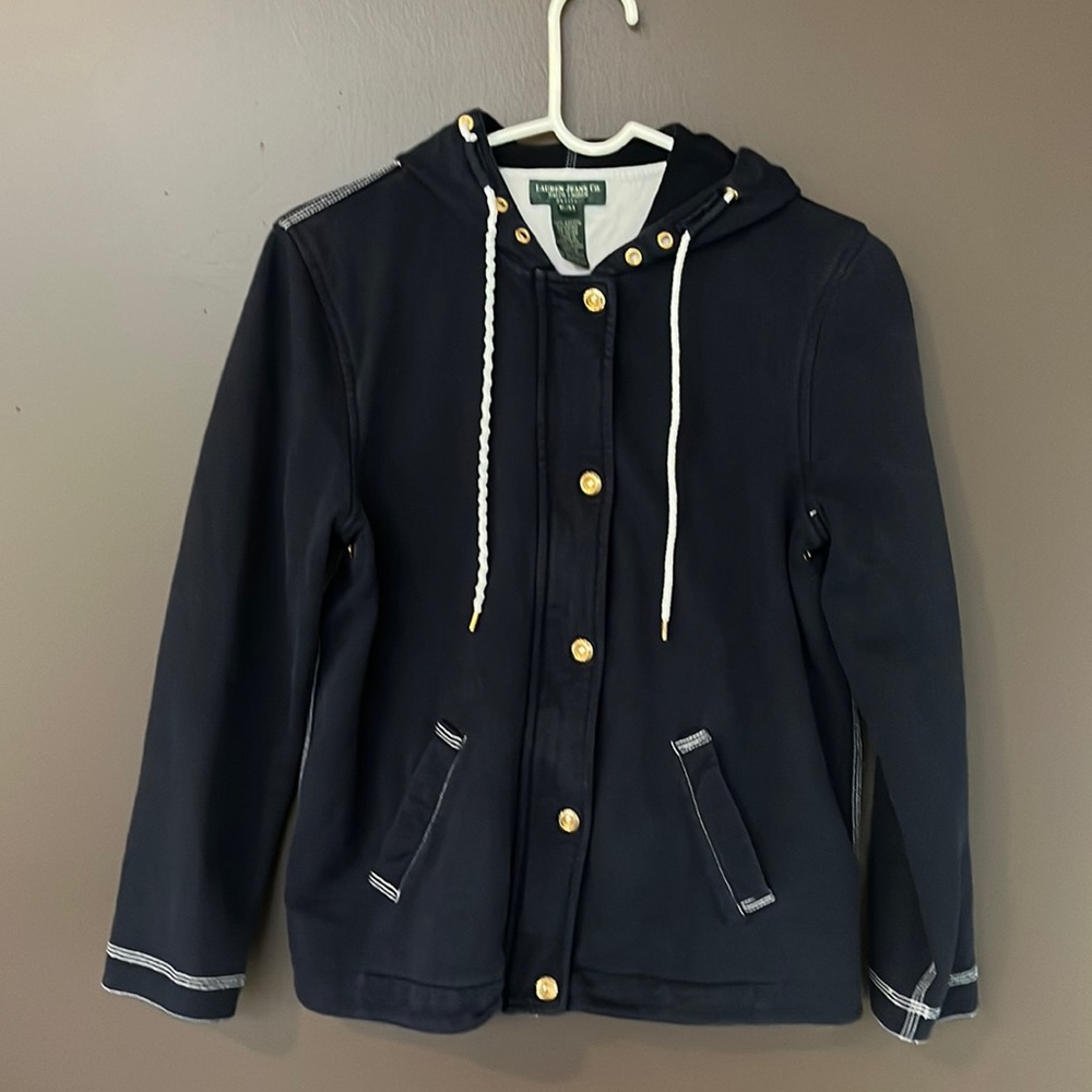Ralph Lauren, Blue, Jacket with hood, medium